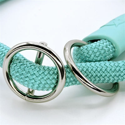 Morso collier pour chien demi-slip corde régulière recyclé bleu aigue-marine