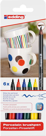Feutre Quantore stylo pinceau edding 4535 famille porcelaine