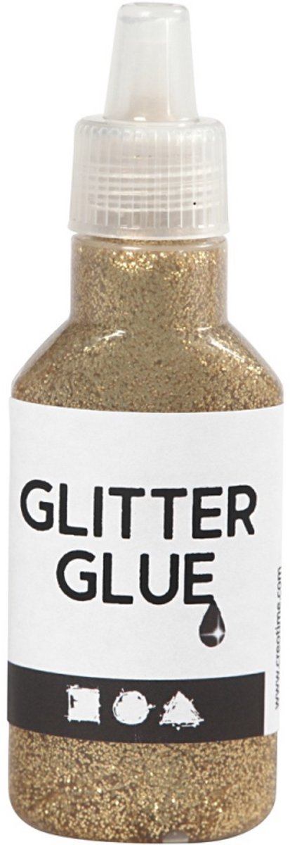 Creativ Company Glitter Glue Gold, 25 ml