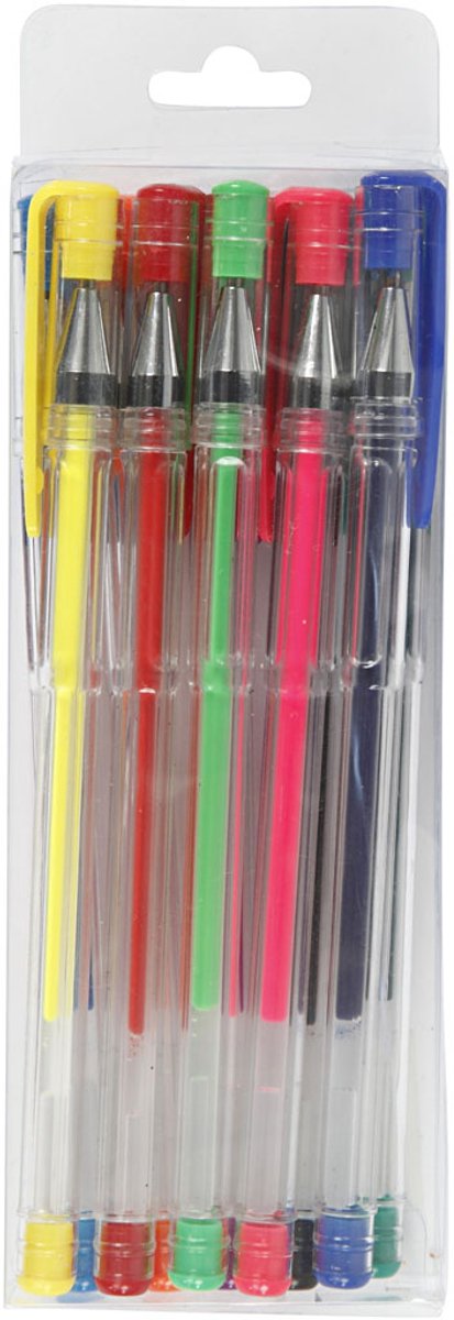 Société créative https: www.ccobby.nl stylo gel-épaisseur de ligne-0-8-mm-diverse-colours-10-div-1-doos