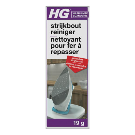 Hg nettoyant pour fer 50 grammes élimine les résidus de repassage noirs tenaces
