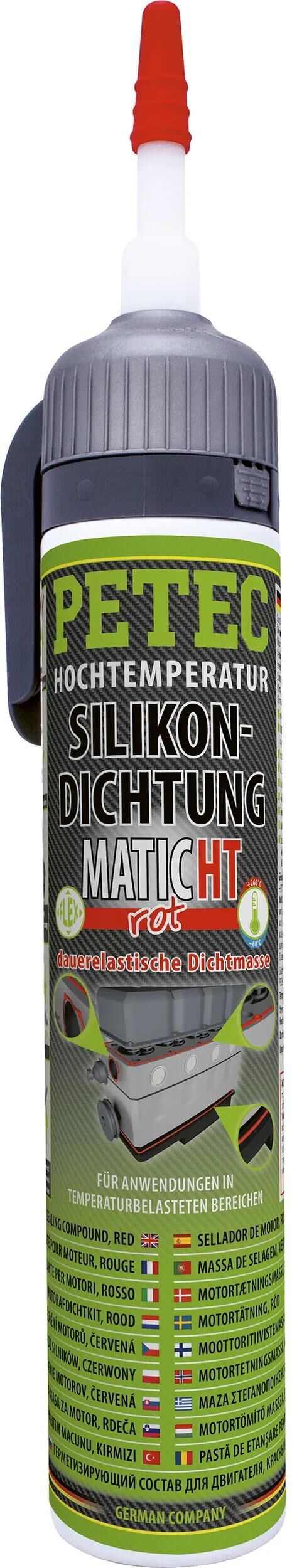 Petec pâte d'étanchéité joints silicone 200 ml rot matic ht
