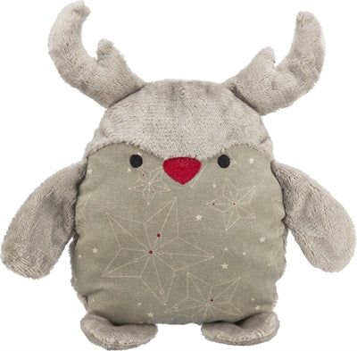 Trixie Xmas Reindeer Without Sound Fabric Plush Gray