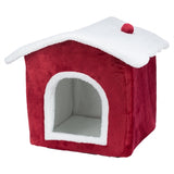 Trixie Xmas maison de lit pour chat rouge blanc