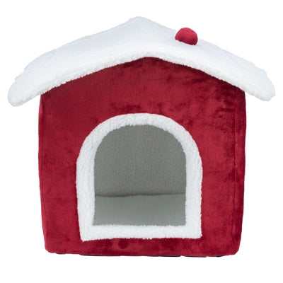 Trixie Xmas maison de lit pour chat rouge blanc