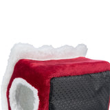 Trixie Xmas cuddly cave degoe rood wit