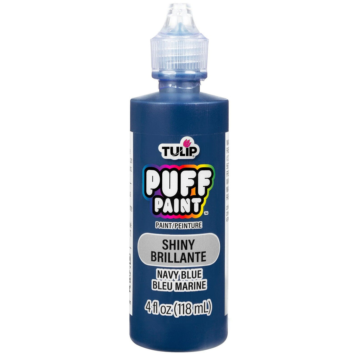 Tulip • houppette de peinture dimensionnelle pour tissu bleu marine 118ml
