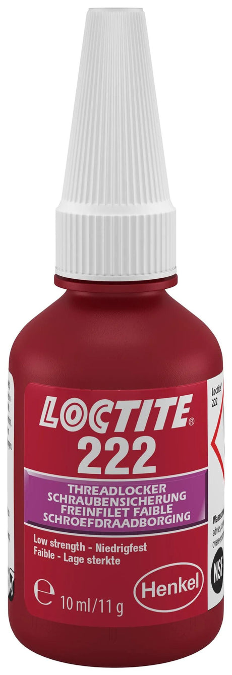 Vis de sécurité Loctite 222 rétention de vis 10 ml 222