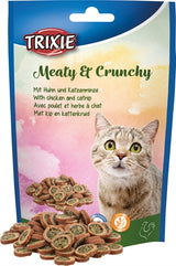 Trixie Fleesch Crunchy Poulet Catnip Gluten -Free