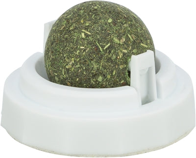 Boule d'herbe à chat Trixie avec support autocollant