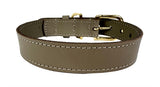 Sazzz Collar Dog Braveheart Leather Taupe