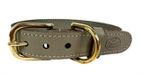 Sazzz Collar Dog Braveheart Leather Taupe