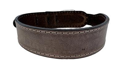 Chien de col sazzz boho en cuir vintage marron