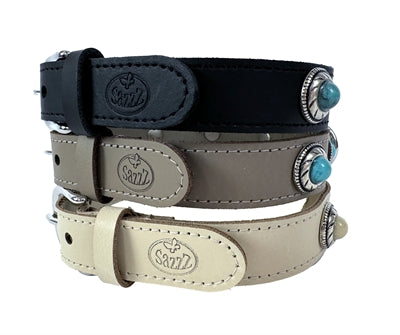 Sazzz Collar Hond Abenteuer Steen Lieder Taupe