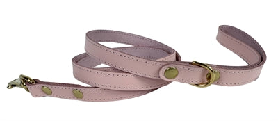 Sazzz Dog Belt Passion læder lyserosa