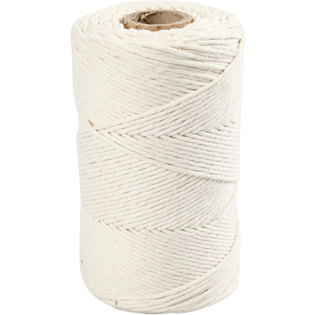 Crétiv Company Macrame Cord Off-White, 198m