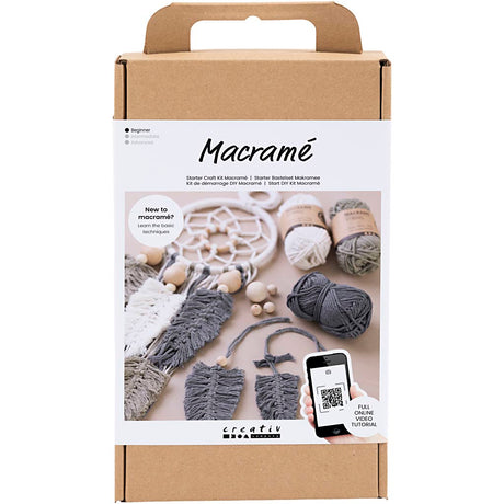 Kit de découverte du macramé de l'entreprise créative