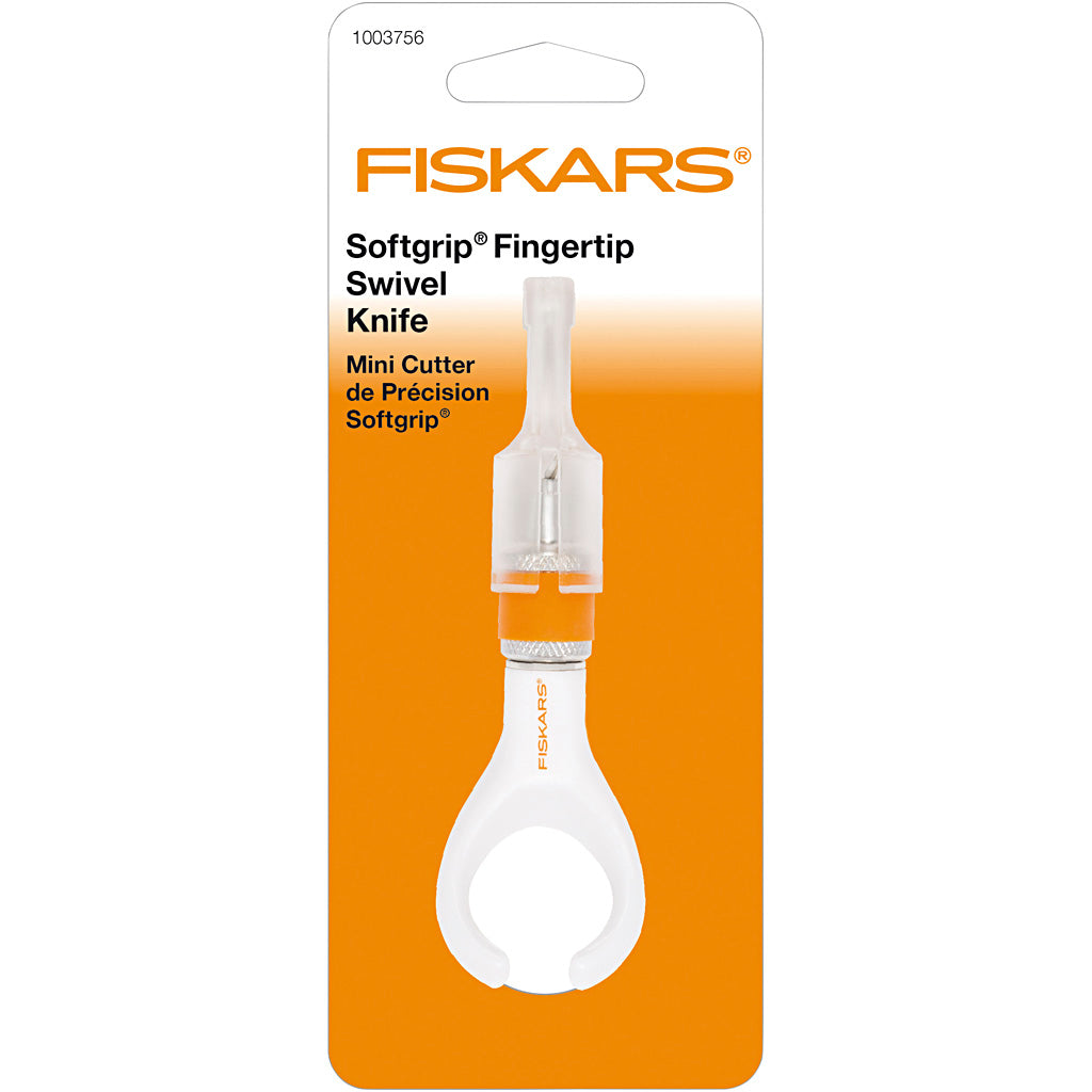 Creativ company fiskars couteau rotatif à bout de doigt, 1 pièce