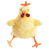 Martin Dog Toys Chicken Plush Yellow Recycled