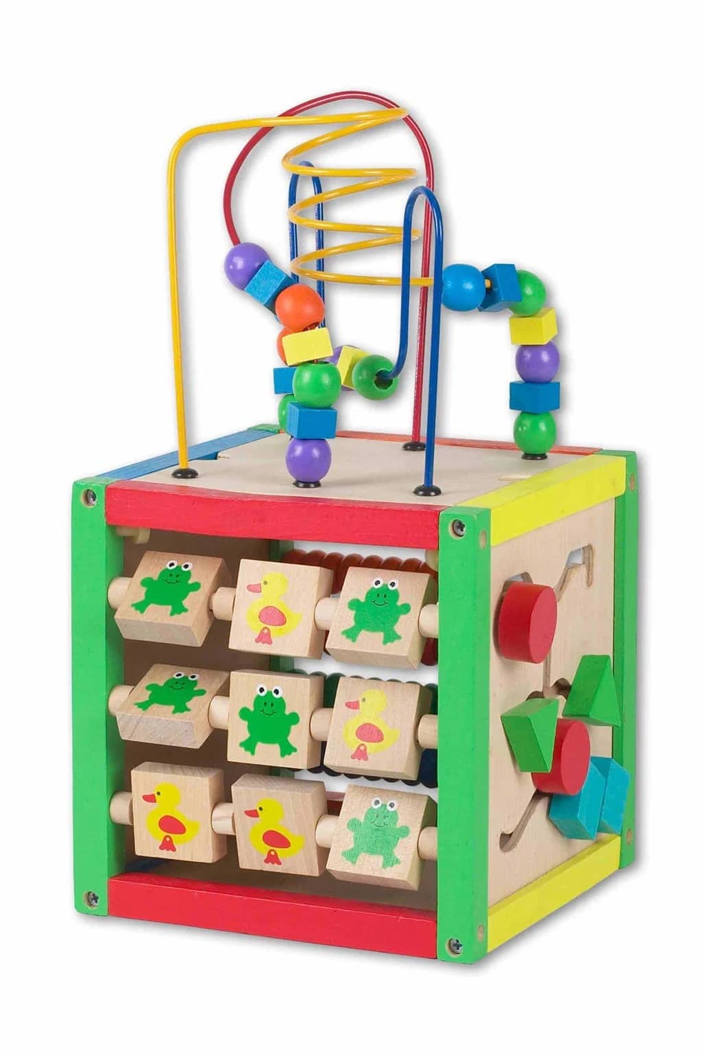 Cube d'apprentissage d'activité en bois Vedes Beeboo