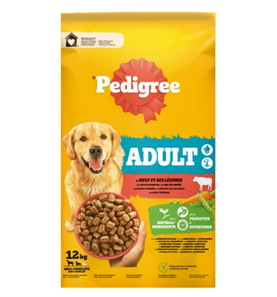 Pedigree adulto con manzo e verdure