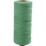 Cordon macramé Creativ company, l: 315 m, épaisseur 1 mm, fin qualité 12 12, vert clair, 220 gr 1 pelote