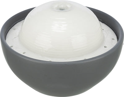 Trixie Dome vital Fountain Ceramic Grey White