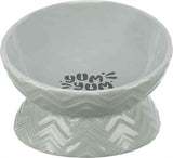 Trixie raised food bowl water bowl ceramic gray