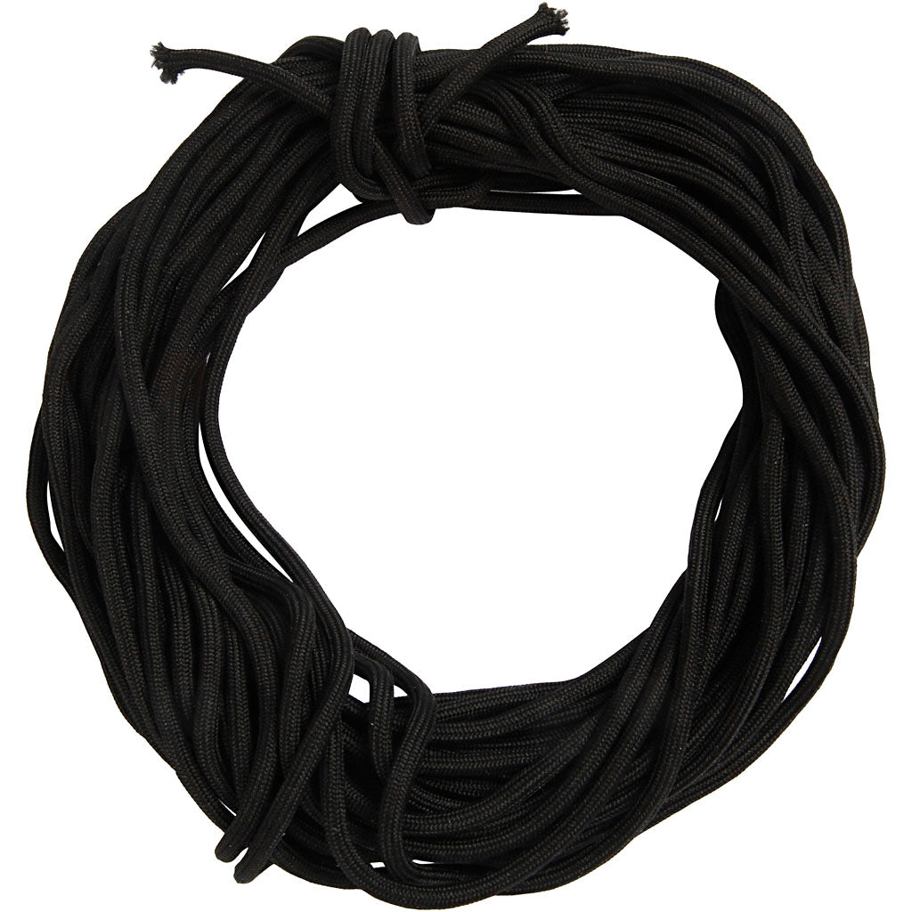 Crétiv Company Polyester Cord Black, 40m