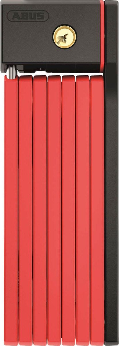 Abus bordo big ugrip - verrouillage pliant 100 cm - rouge
