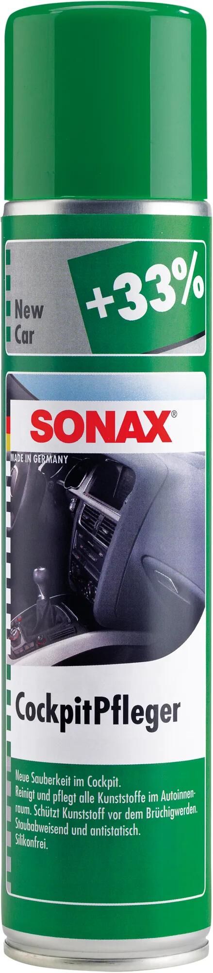 Sonax produit d'entretien plastique soin du cockpit soin du cockpit voiture neuve 400ml