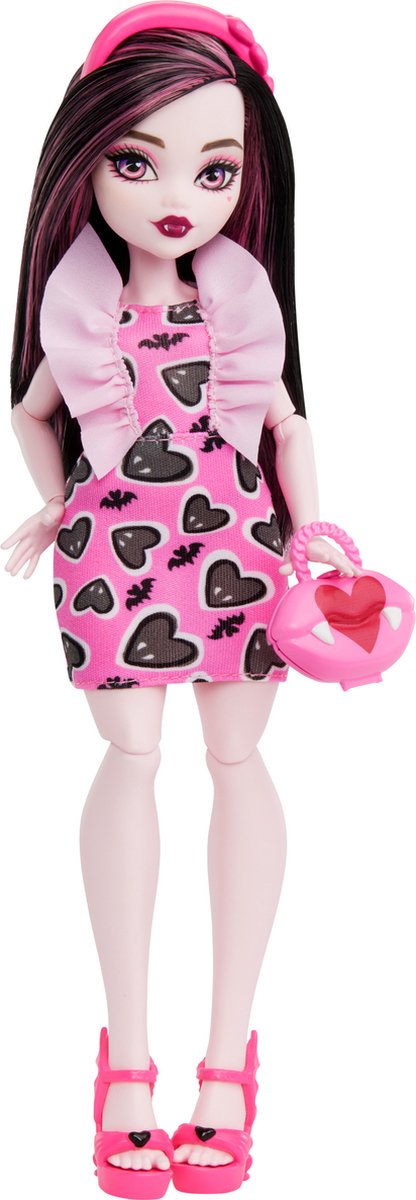 Mattel monster high draculaura doll, modepop, vrouw, 4 jaar, jongen meisje, 150 mm, 128 g