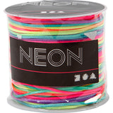 Cordon macramé Creativ company, épaisseur 1 mm, couleurs fluo, 28 m 1 rouleau