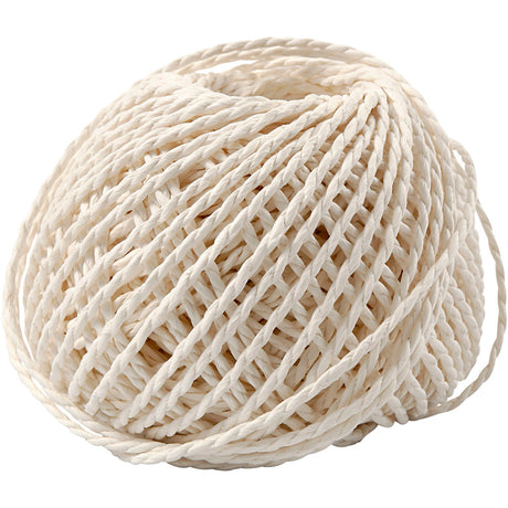 Creativ Company Paper Yarn blanc, 40m