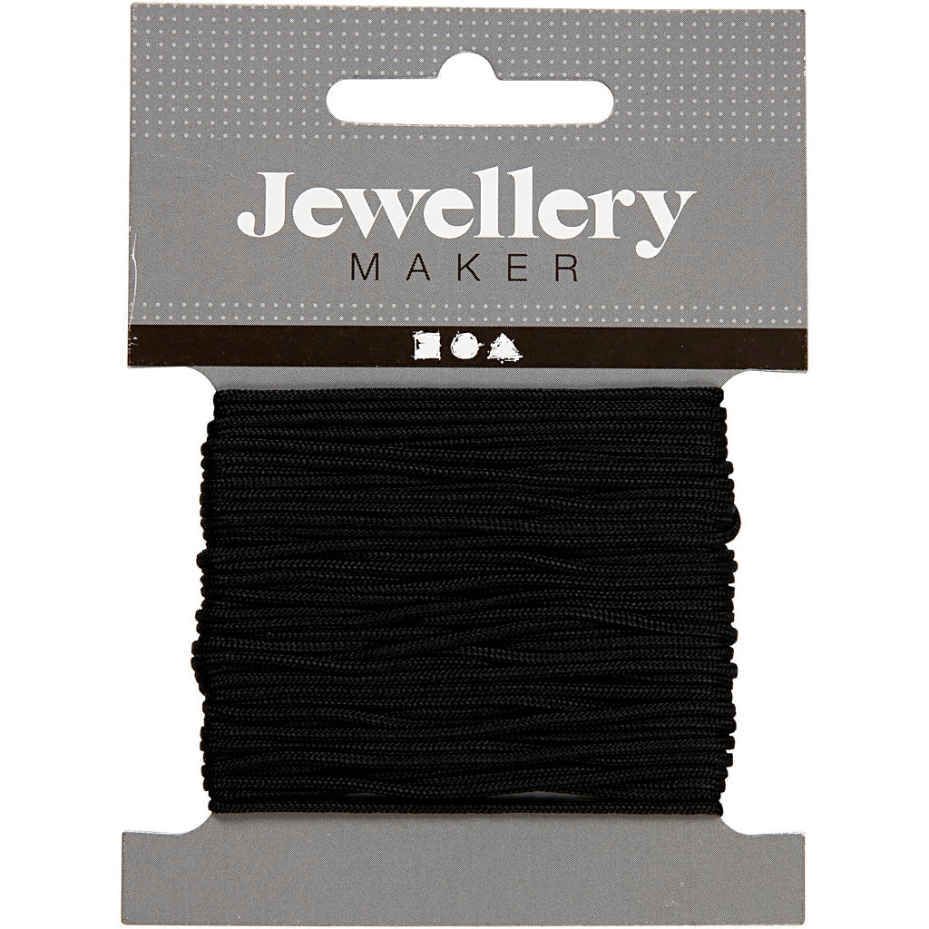Creativ Company Macrame Cord Black, 10m