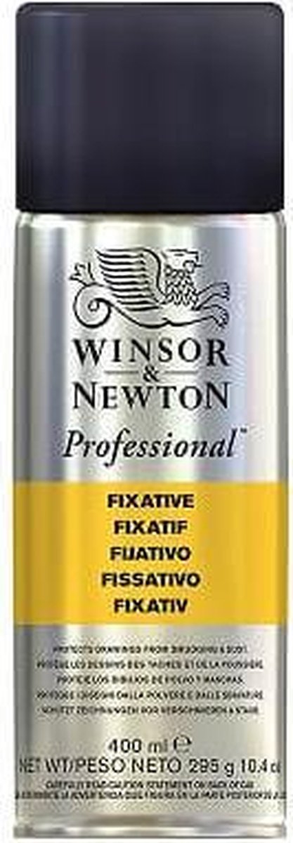 Winsor Newton 3041913 Spray Fixateur Professionnel 400 ml – Fixateur pour Pastel, Crayon Fusain – Incolore Résistant à la Lumière