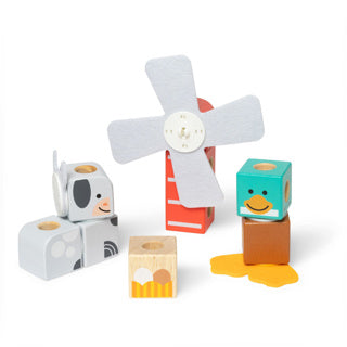 Ensemble de jeu des amis de la ferme bloquables Melissa Doug (16 pièces) | 2 pièces
