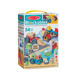 Melissa Doug – Ensemble de jeu de véhicules Blockables™ – avec boîte de rangement portable