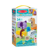 Ensemble de jeu safari à bloquer Melissa Doug (34 pièces)