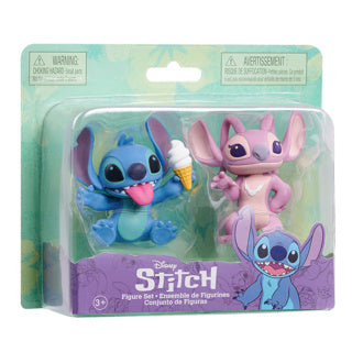 Pack de 2 figurines Spectron Stitch Ange et glace Stitch