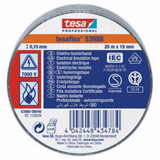 Ruban isolant Tesa gris 19 mm 20 m | 10 pièces