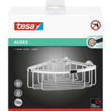 Tesa ® aluxx hoek douche- badmand, hoogglans verchroomd aluminium, zelfklevend