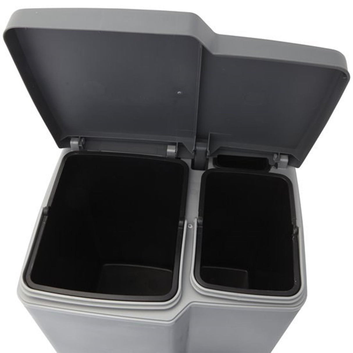 Curver Pedal Bin Duo 15L 6L Silver