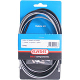 Kit de câble de frein universel Elvedes 1700 mm 2250 mm galvanisé - noir (sur carte)