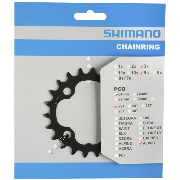 Shimano Chain Top 22T Deore FC-M590 Black
