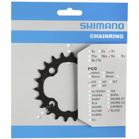 Shimano Chain Top 22T Deore FC-M590 Black