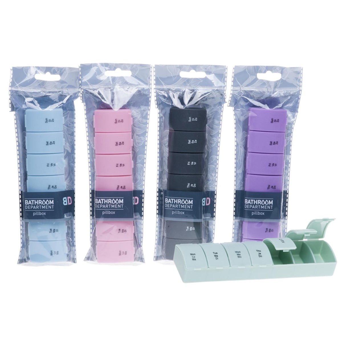 Pilulier Source balance plastique mat 7 jours