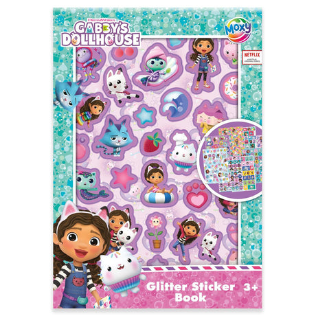 Creative craft group moxy gabby livre d'autocollants à paillettes - a5