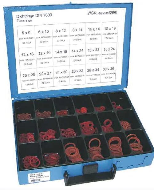 Dresselhaus assortiment de bagues d'étanchéité tri.rondelles din 7603