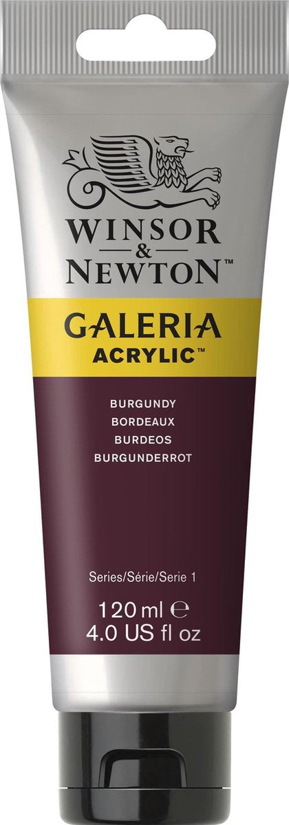 Winsor newton galeria acrylique 120ml bordeaux